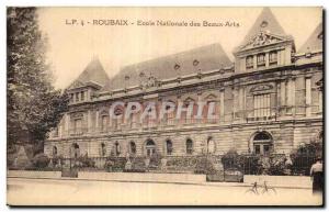Old Postcard Roubaix National School of Fine Arts