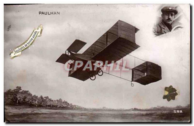 Old Postcard Jet Aviation Paulhan