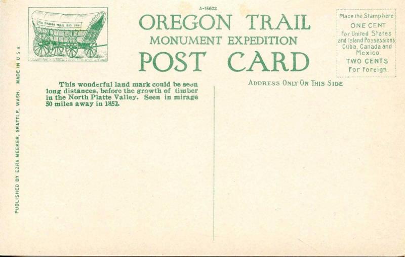 Ezra Meeker - North Platte, NE. Chimney Rock