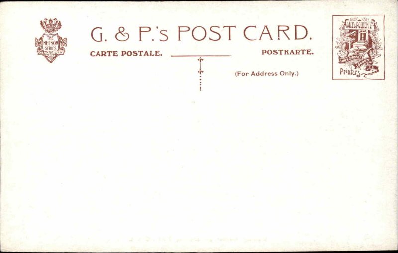 London? Earl's Court Servian Serbian Exhibition c1908 Postcard CIGARETTES