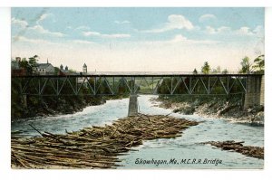 ME - Skowhegan. Maine Central Railroad Bridge