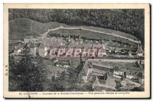 Old Postcard Dauphine Convent of the Grande Chartreuse General view and reduc...