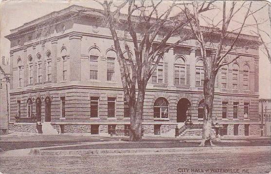 Maine Waterville City Hall