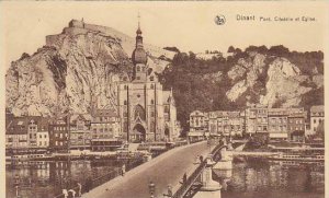 Belgium Dinant Pont Citadelle et Eglise 1936