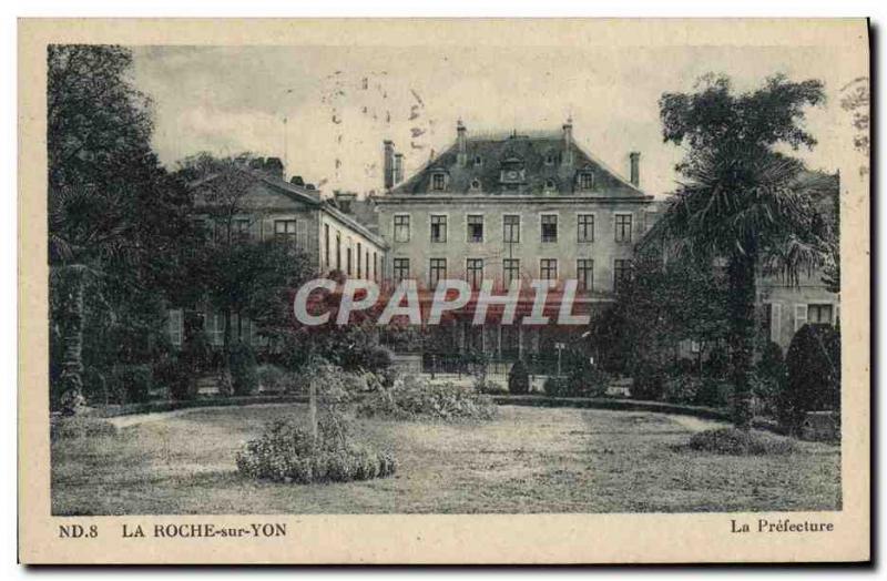 Old Postcard La Roche Sur Yon Prefecture