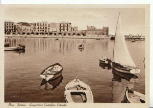 Italy Postcard - Bari - Fortino - Lungomare Cristoforo Colombo - Ref 8429A