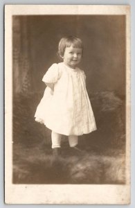 RPPC Salem IA Cute Estyl Mae Metz Thompson Family c1920 Real Photo Postcard U30