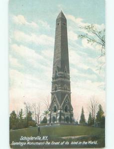 Unused Pre-1907 SARATOGA MONUMENT Schuylerville New York NY n5708