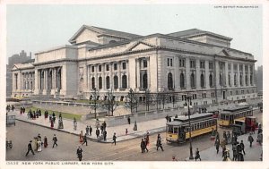 New York Public Library New York City NY USA Postcard