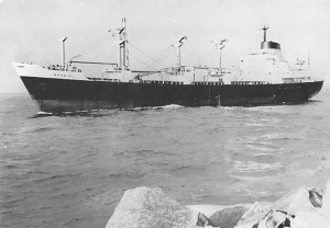 MV Wambiri W.A. Statships Writing on back, missing stamp 