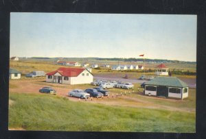 CAVENDISH PRINCE EDWARD ISLAND PEI CANADA OLD CARS GAS STATION POSTCARD