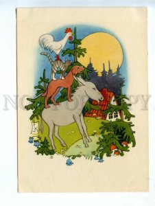 536073 Germany fairy tale Bremen Town Musicians Donkey Rooster Cat Dog Mushrooms
