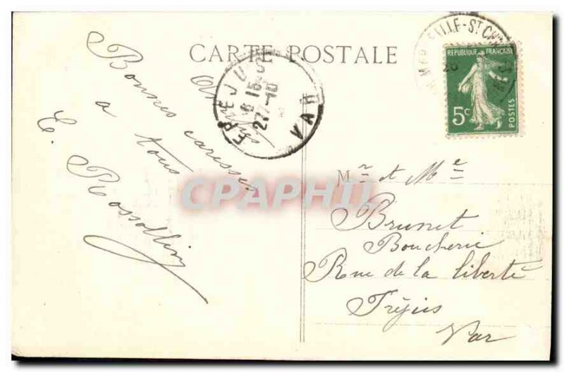 Old Postcard Marseille Puget Monument