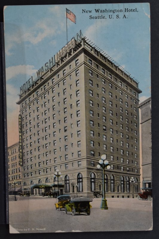 Seattle, WA - New Washington Hotel - 1921