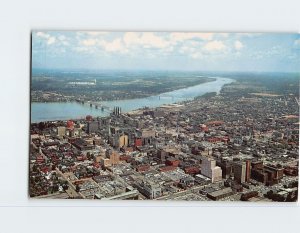 Postcard Aerial View Of Louisville, Kentucky