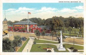 Waycross Georgia Union Station Vintage Postcard AA34042