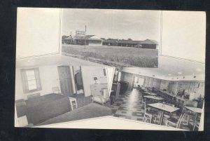 POLAND OHIO PHILROSE MOTEL RESTAURANT VINTAGE ADVERTISING POSTCARD