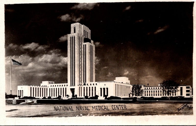 Maryland Bethesda National Naval Medical Center Real Photo