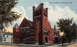 H36/ Kirksville Missouri Postcard c1910 M.E. Church Building