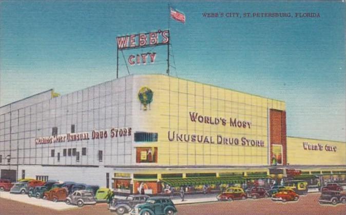 Florida St Petersburg Webb's City World's Most Unusual Drug Store