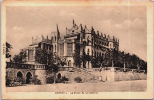 Djibouti Le Palais du Gouverneur Somalia Vintage Postcard C077