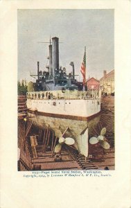 Postcard Washington  C-1905 Puget Sound Naval Station Lowman Hanford 23-5279