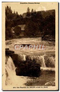 Les Rapides du Doubs before the fall - Old Postcard