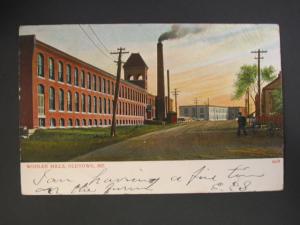 Old Town ME Street Scene Postcard