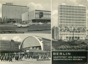 Germany Berlin multi views 1960s postcard