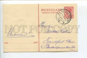 289682 NETHERLANDS 1936 year RPPC Amsterdam to Germany