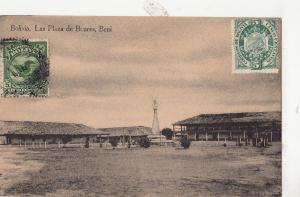 B81725  bolivia las plaza de baures beni  front/back image TCV