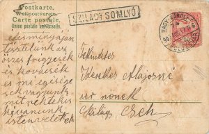 Religious Hungary Postcard Udvozlet Maria-Po  rol kegy kep kegy templom