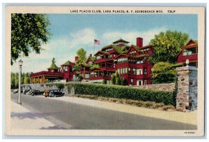 c1930's Front View Lake Placid Club Lake Placid Adirondack Mts. NY Postcard 