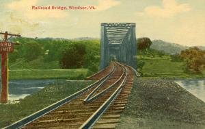 VT - Windsor.   Railroad Bridge