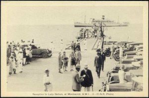 Montserrat, B.W.I., Reception to Lady Nelson Steamer, Cars (1920s)