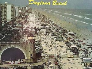 Postcard 1984 Aerial View of Daytona Beach, FL. 4x6        U7