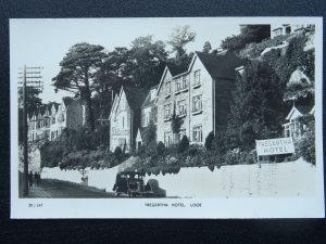 Cornwall LOOE Tregertha Hotel - Old Postcard by Overland Views