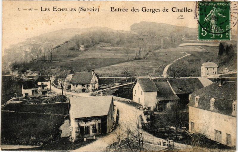 CPA Les ECHELLES - Entrée des Gorges de Chailles (651637)