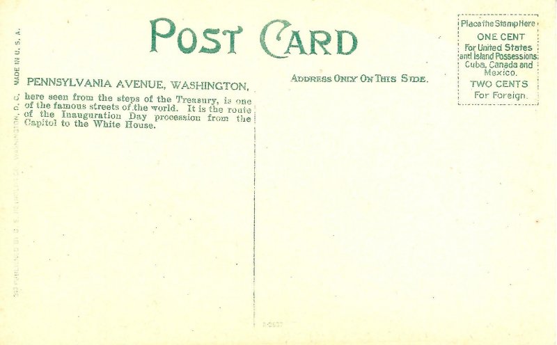 DC - Washington. Pennsylvania Ave 