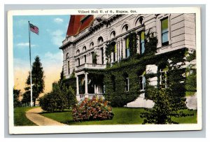 Vintage Early 1900's Postcard Villard Hall University of Oregon Eugene UNPOSTED