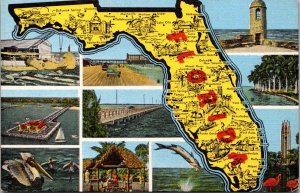 Florida Map With Multi View
