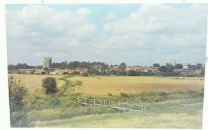 Vintage Postcard View of Orford From the River Ore Suffolk