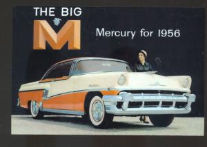 1956 MERCURY CAR DEALER ADVERTISING POSTCARD '56 MERC