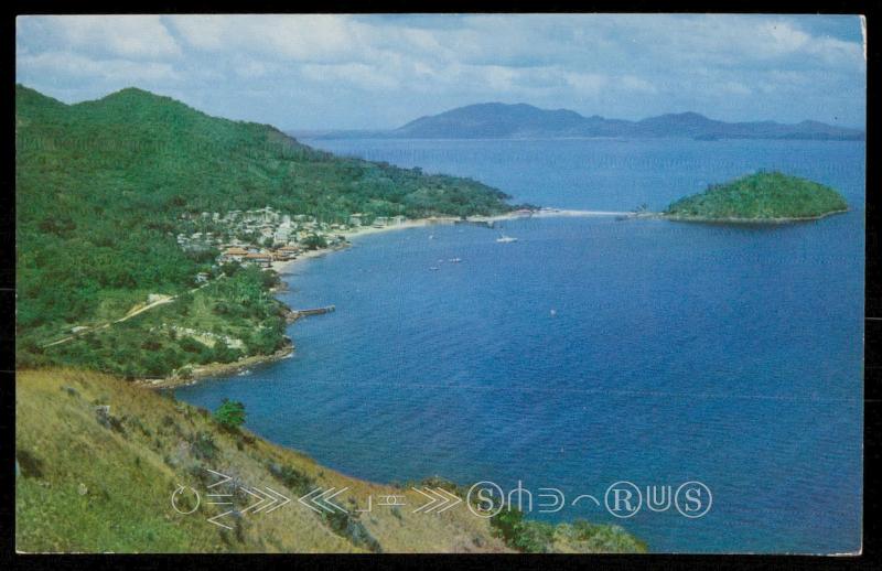 General View of the Taboga Village, La Restinga and Morro Island