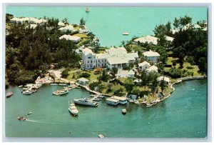 Pembroke Bermuda Postcard Sherwood Manor c1950's Posted Vintage Air Mail