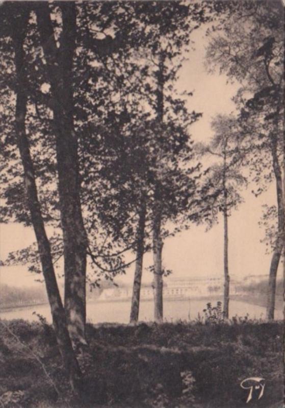 France Versailles Vue sur le Chateau la Piece d'Eau des Suisses