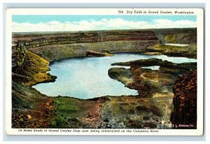 Vintage Dry Falls In Grand Coulee Washington Postcard P203E