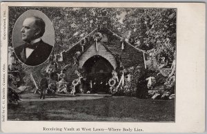 1903 President McKinley Receiving Vault West Lawn Cemetery Canton Ohio PMC H82