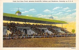Henderson, KY, USA Horse Racing Postcard
