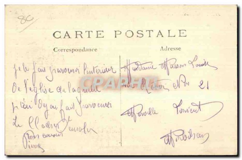 Old Postcard The Great War 1914 Albert Basilica